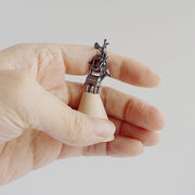 ブロンズ造形作家・コイズミタダシ リングスタンド「ブレーメン」 