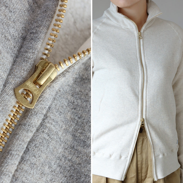 Kepani Stand Neck Sweat Jacket Great Smoky Women's [KP1406MS-LADIES] Made in Japan Sweat Brand Wakayama Osaka Mie 100% Cotton Fleece Lining 