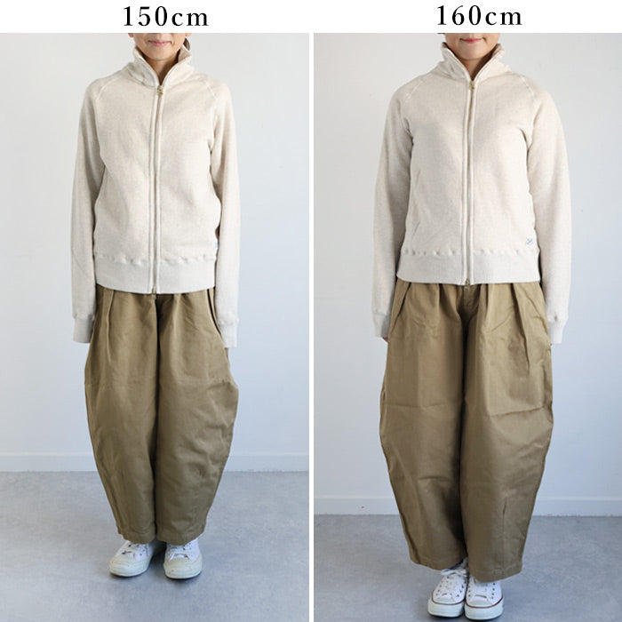 Kepani Stand Neck Sweat Jacket Great Smoky Women's [KP1406MS-LADIES] Made in Japan Sweat Brand Wakayama Osaka Mie 100% Cotton Fleece Lining 