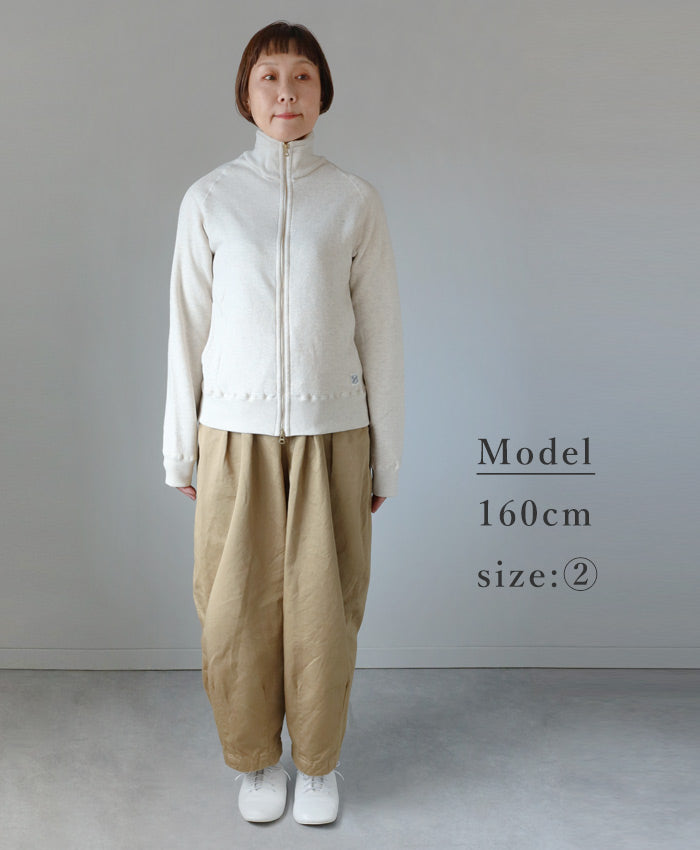 Kepani Stand Neck Sweat Jacket Great Smoky Women's [KP1406MS-LADIES] Made in Japan Sweat Brand Wakayama Osaka Mie 100% Cotton Fleece Lining 