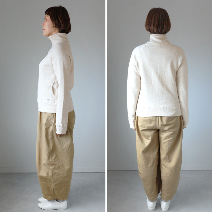 Kepani Stand Neck Sweat Jacket Great Smoky Women's [KP1406MS-LADIES] Made in Japan Sweat Brand Wakayama Osaka Mie 100% Cotton Fleece Lining 