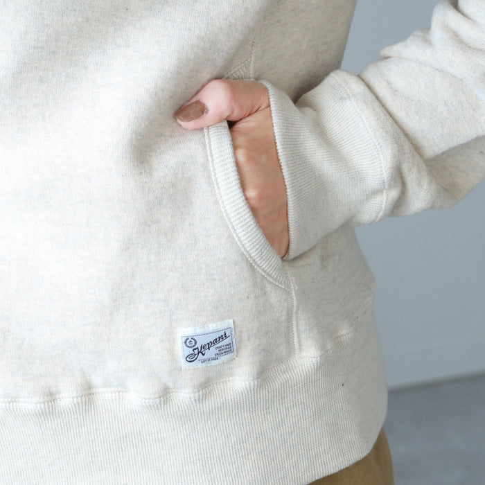 Kepani Stand Neck Sweat Jacket Great Smoky Men's [KP1406MS-MENS] Made in Japan Sweat Brand Wakayama Osaka Mie 100% Cotton Fleece Lining 