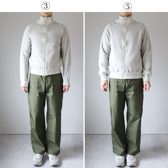 Kepani Stand Neck Sweat Jacket Great Smoky Men's [KP1406MS-MENS] Made in Japan Sweat Brand Wakayama Osaka Mie 100% Cotton Fleece Lining 