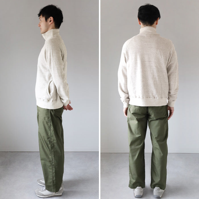 Kepani Stand Neck Sweat Jacket Great Smoky Men's [KP1406MS-MENS] Made in Japan Sweat Brand Wakayama Osaka Mie 100% Cotton Fleece Lining 