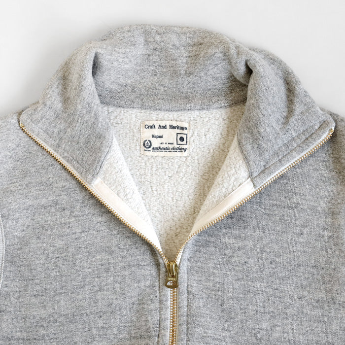 Kepani Stand Neck Sweat Vest Pinnacle Park Women's Men's [KP1407MS] Made in Japan Sweat Brand Wakayama Osaka Mie 100% Cotton Fleece Lining 