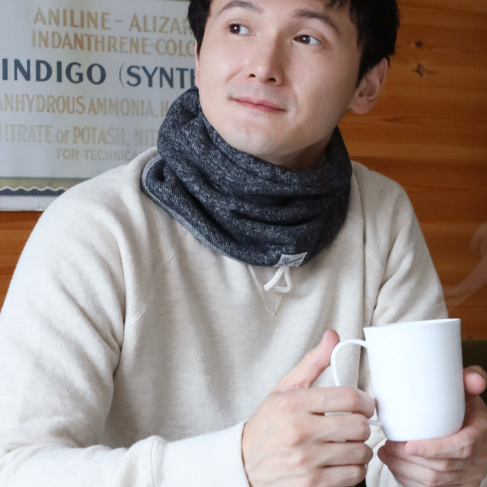 Kepani fleece sweat neck warmer Navajo for men and women [KP1603MS] Made in Japan Sweat brand