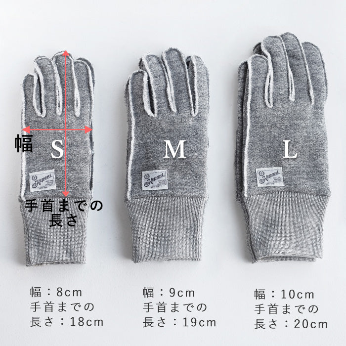 Kepani Fleece-lined Sweat Gloves Saguaro-2 Men's and Women's [KP1610MP] Made in Japan Sweat Brand 