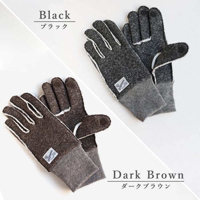 Kepani Fleece-lined Sweat Gloves Saguaro-2 Men's and Women's [KP1610MP] Made in Japan Sweat Brand 