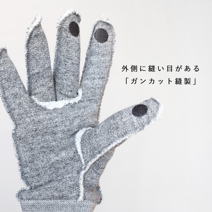 Kepani Fleece-lined Sweat Gloves Saguaro-2 Men's and Women's [KP1610MP] Made in Japan Sweat Brand 