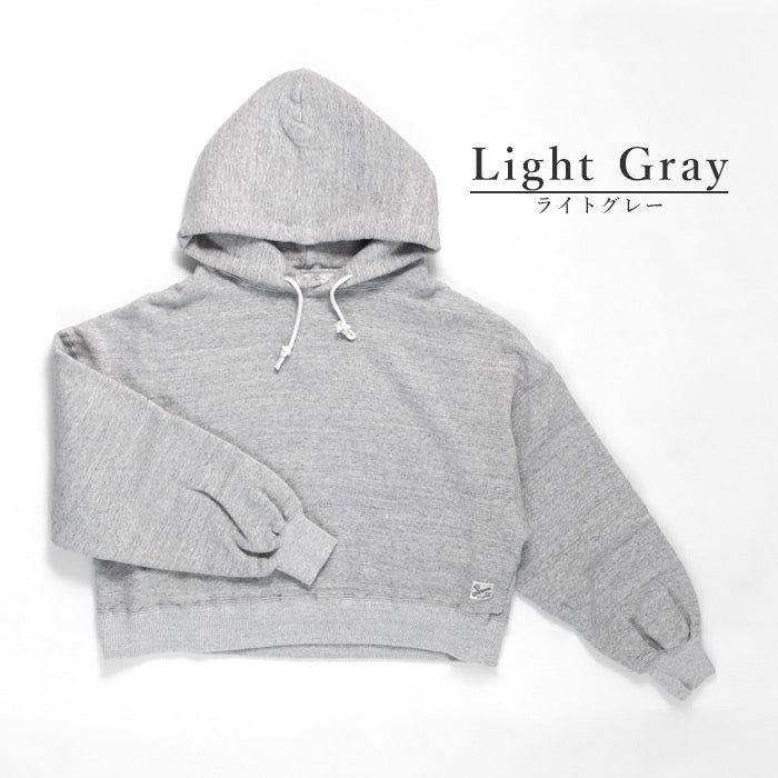 Kepani Short Hoodie Hanarei Women's [KP2402WT] Made in Japan Sweatshirt Brand Wakayama Osaka Mie 100% Cotton Fleece Lining Hoodie 