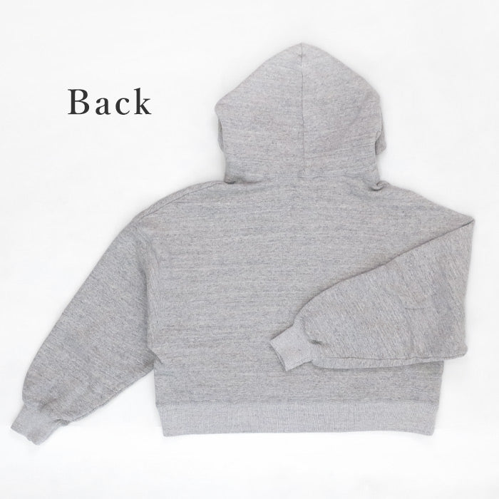 Kepani Short Hoodie Hanarei Women's [KP2402WT] Made in Japan Sweatshirt Brand Wakayama Osaka Mie 100% Cotton Fleece Lining Hoodie 