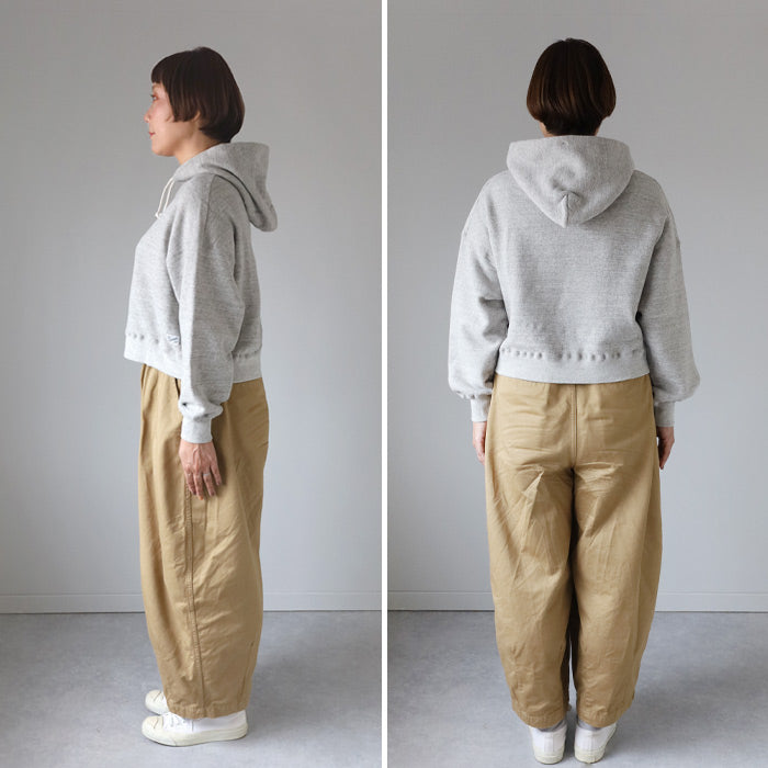 Kepani Short Hoodie Hanarei Women's [KP2402WT] Made in Japan Sweatshirt Brand Wakayama Osaka Mie 100% Cotton Fleece Lining Hoodie 