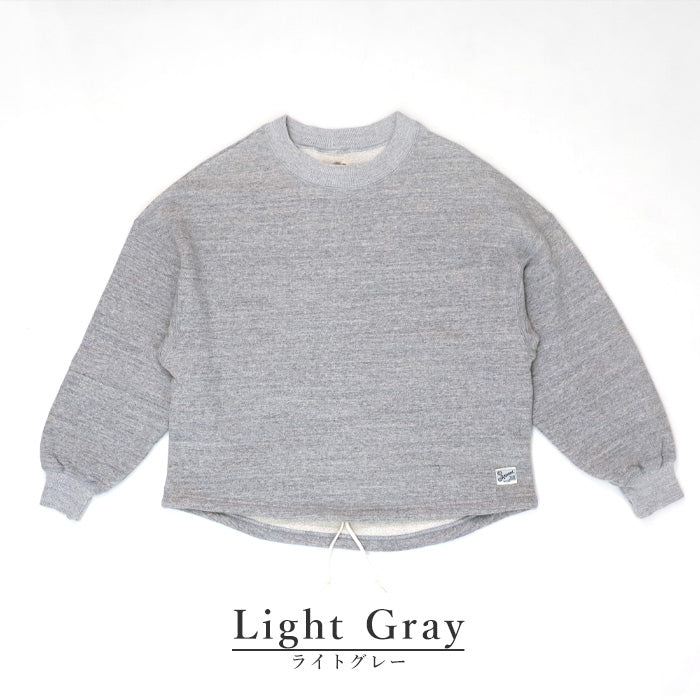 Kepani Round Hem Sweatshirt Kailua Women's [KP2403WT] Made in Japan Sweatshirt Brand Wakayama Osaka Mie 100% Cotton Fleece Lined Sweatshirt 