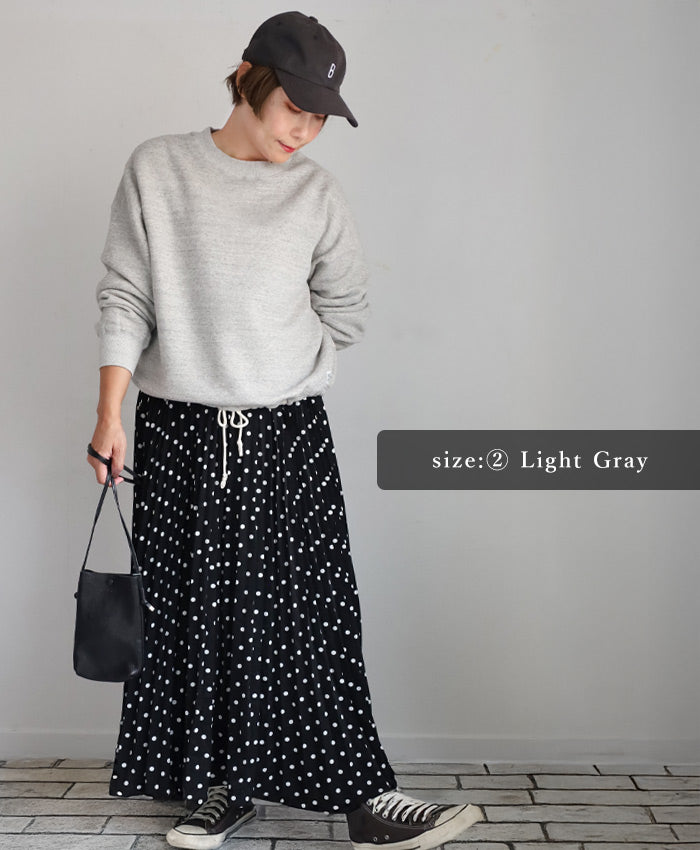 Kepani Round Hem Sweatshirt Kailua Women's [KP2403WT] Made in Japan Sweatshirt Brand Wakayama Osaka Mie 100% Cotton Fleece Lined Sweatshirt 