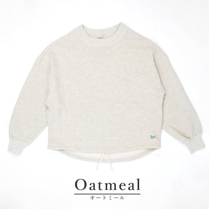 Kepani Round Hem Sweatshirt Kailua Women's [KP2403WT] Made in Japan Sweatshirt Brand Wakayama Osaka Mie 100% Cotton Fleece Lined Sweatshirt 