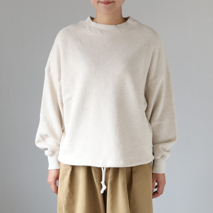 Kepani Round Hem Sweatshirt Kailua Women's [KP2403WT] Made in Japan Sweatshirt Brand Wakayama Osaka Mie 100% Cotton Fleece Lined Sweatshirt 