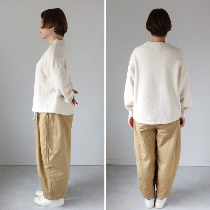Kepani Round Hem Sweatshirt Kailua Women's [KP2403WT] Made in Japan Sweatshirt Brand Wakayama Osaka Mie 100% Cotton Fleece Lined Sweatshirt 