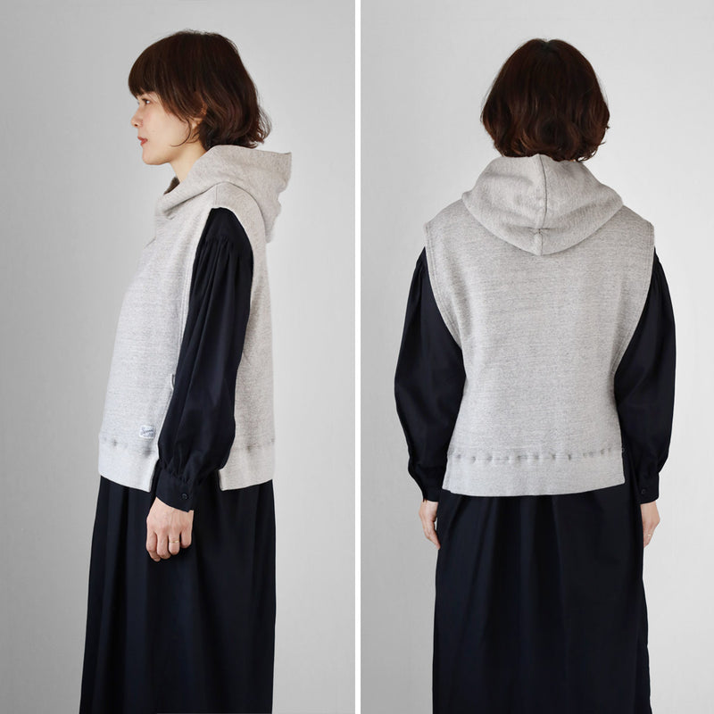 Kepani Open-Side Vest Iao Women's [KP2604WT] Made in Japan Sweatshirt Brand Women's