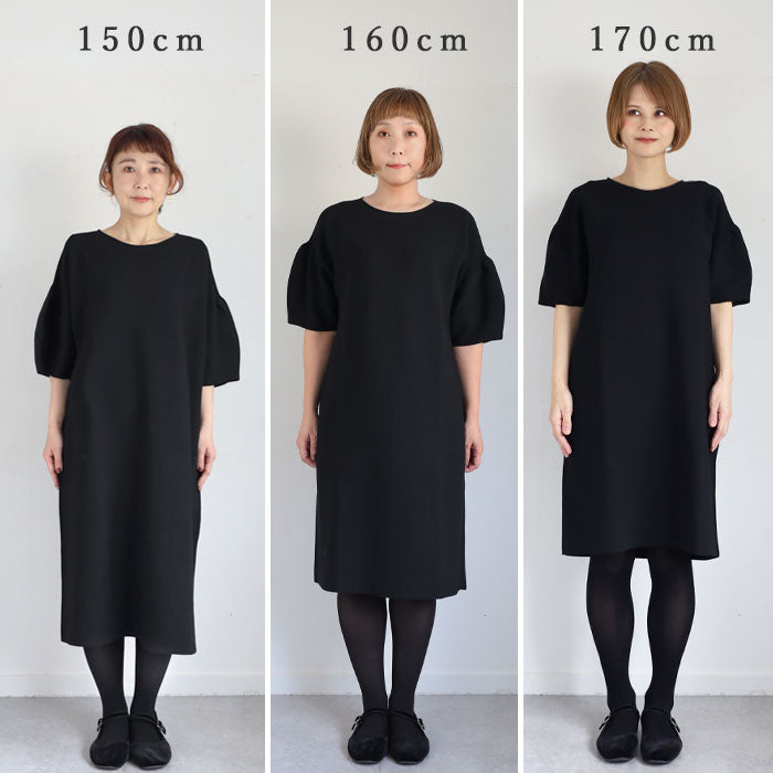 SAIFUKU(サイフク) 226(つつむ) からだをつつむ ふんわりスリーブワンピース フリーサイズ レディース [KR-01-24004-00] 新潟県 五泉市 五泉ニット ブランド