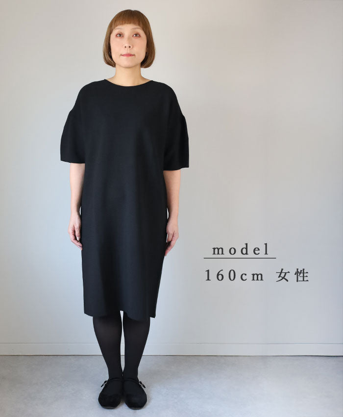 SAIFUKU(サイフク) 226(つつむ) からだをつつむ ふんわりスリーブワンピース フリーサイズ レディース [KR-01-24004-00] 新潟県 五泉市 五泉ニット ブランド