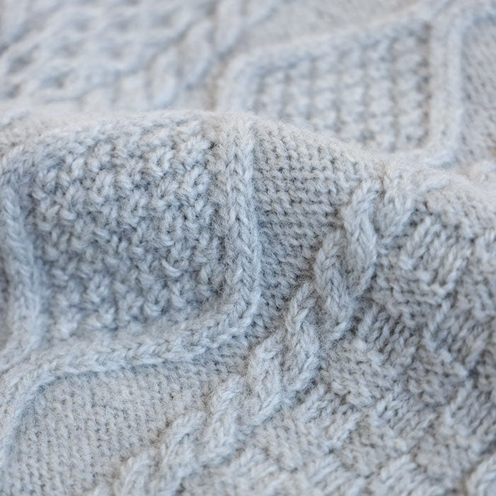 SAIFUKU(サイフク)226(つつむ) からだをつつむ アラン柄キーネックプルオーバー レディース フリーサイズ[KR-01-25005-00] 新潟県 五泉市 五泉ニット ブランド セーター