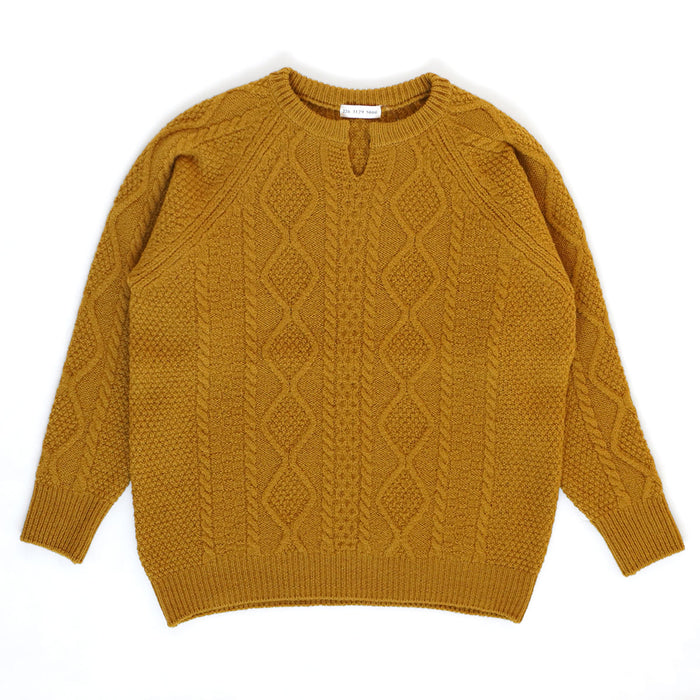 SAIFUKU(サイフク)226(つつむ) からだをつつむ アラン柄キーネックプルオーバー レディース フリーサイズ[KR-01-25005-00] 新潟県 五泉市 五泉ニット ブランド セーター