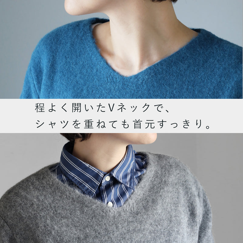 [3 Colors] SAIFUKU Smooth Alpaca Pullover, Cabled Cuffs, Women's [KR-01-26010-10], Gosen City, Niigata Prefecture, Gosen Knit Brand