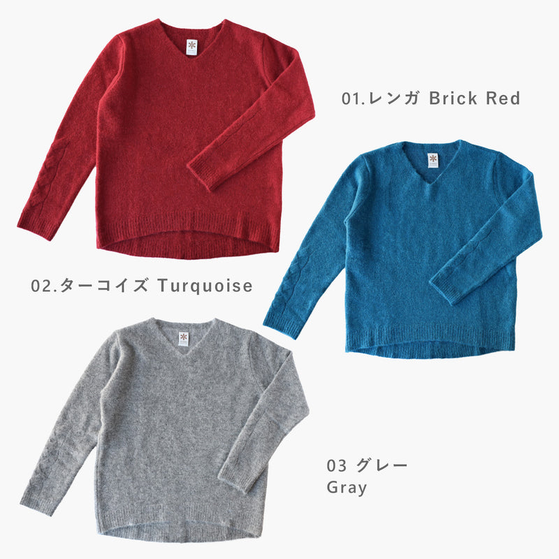 [3 Colors] SAIFUKU Smooth Alpaca Pullover, Cabled Cuffs, Women's [KR-01-26010-10], Gosen City, Niigata Prefecture, Gosen Knit Brand