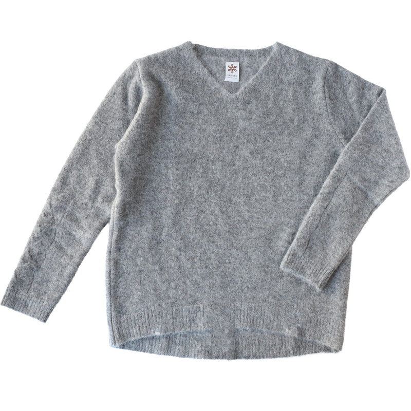 [3 Colors] SAIFUKU Smooth Alpaca Pullover, Cabled Cuffs, Women's [KR-01-26010-10], Gosen City, Niigata Prefecture, Gosen Knit Brand