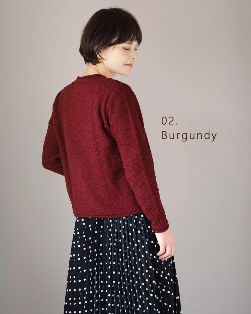 [5 Colors] SAIFUKU Soft & Fluffy Pullover, 100% Cotton, Women's [KR-01-26012-10], Gosen City, Niigata Prefecture, Gosen Knit Brand