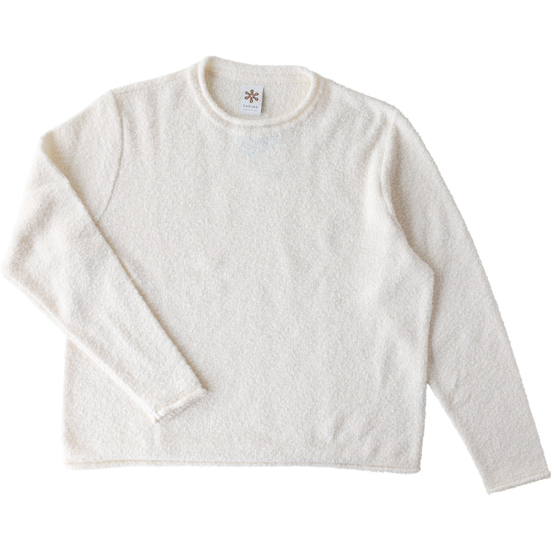 [5 Colors] SAIFUKU Soft & Fluffy Pullover, 100% Cotton, Women's [KR-01-26012-10], Gosen City, Niigata Prefecture, Gosen Knit Brand