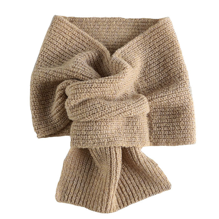 SAIFUKU (Saifuku) 226 (Tsumu) Neck Warmer Mini Scarf, Ribbed [KU-03-22001-00]  Gosen City, Niigata Prefecture, Gosen Knit Brand, Women's &amp; Men's, Wool, Short Scarf