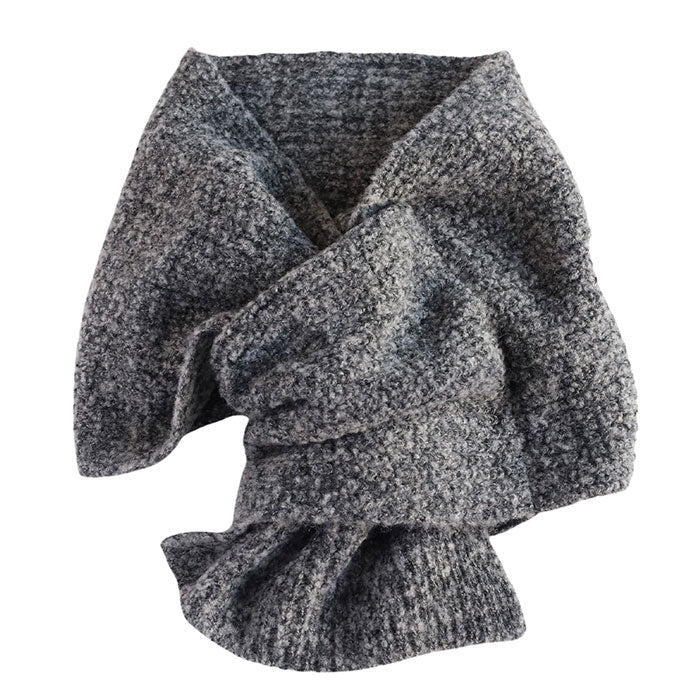SAIFUKU (Saifuku) 226 (Tsumu) Neck Warmer Mini Scarf, Ribbed [KU-03-22001-00]  Gosen City, Niigata Prefecture, Gosen Knit Brand, Women's &amp; Men's, Wool, Short Scarf