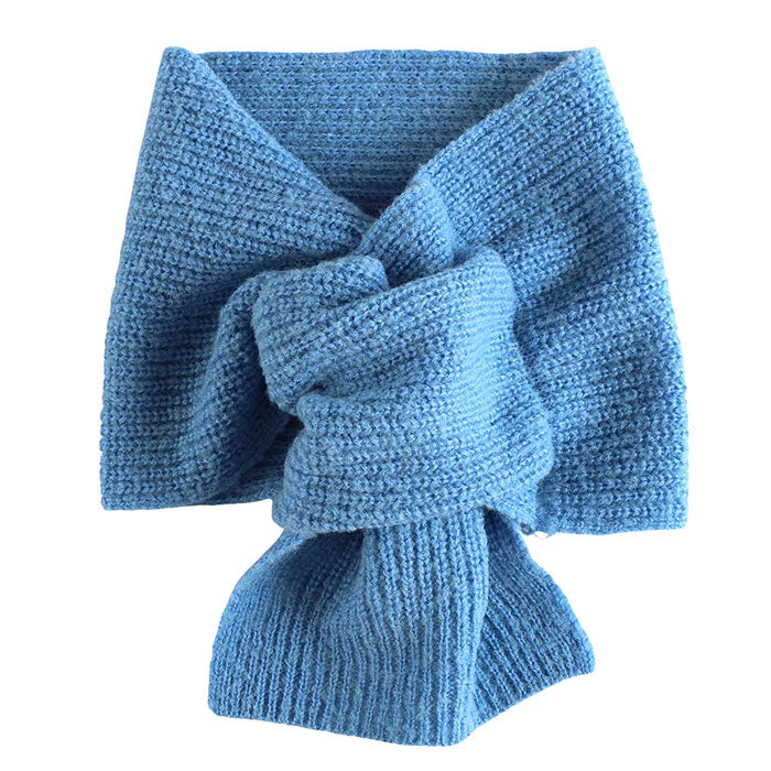 SAIFUKU (Saifuku) 226 (Tsumu) Neck Warmer Mini Scarf, Ribbed [KU-03-22001-00]  Gosen City, Niigata Prefecture, Gosen Knit Brand, Women's &amp; Men's, Wool, Short Scarf