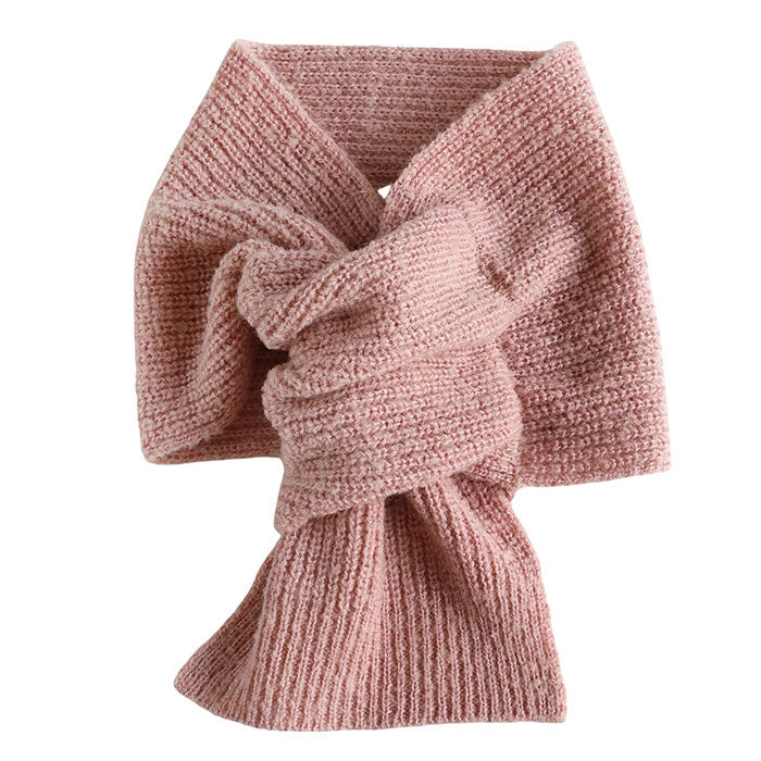 SAIFUKU (Saifuku) 226 (Tsumu) Neck Warmer Mini Scarf, Ribbed [KU