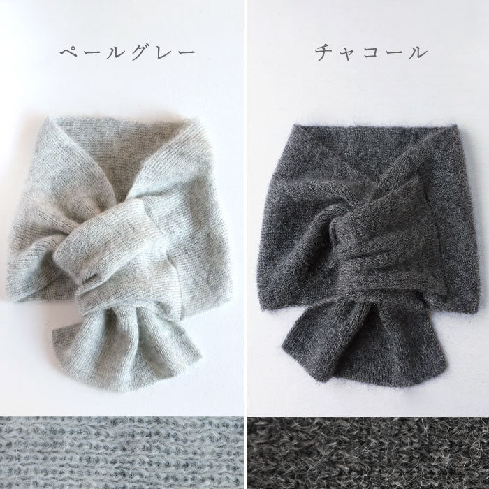 SAIFUKU(サイフク) 226(つつむ) くびをつつむ ミニマフラー やわらかモヘヤ [KU-03-23001-00] レディース メンズ ウール ショートマフラー 新潟県 五泉市 五泉ニット ブランド