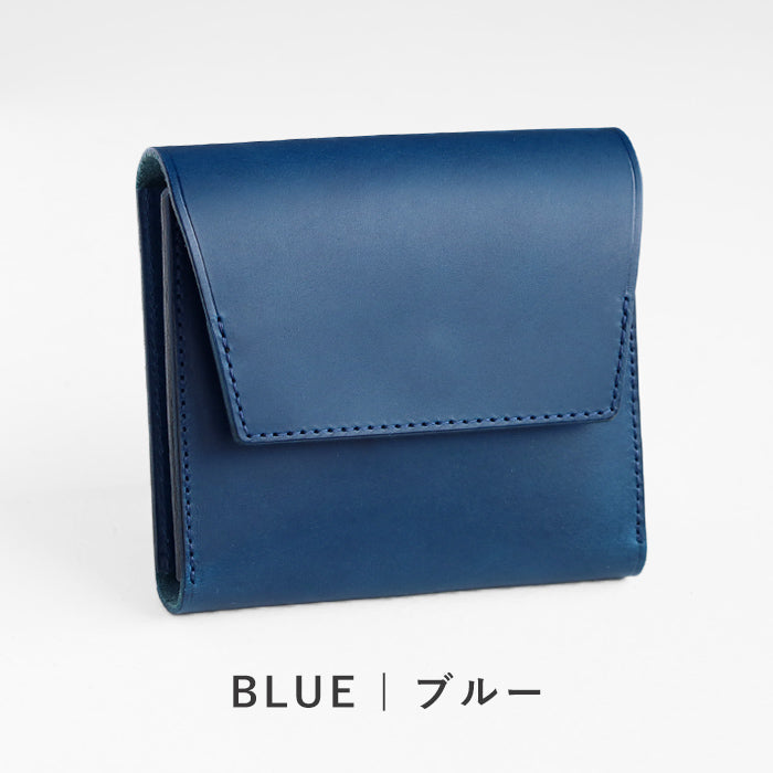 【3 Colors】TSUKIKUSA Smart Key Case Wallet, Holds 2 Smart Keys, Coin Purse, Buttero [KW-1-B] Kanjyo Toyota Leather Artisan Handmade Brand