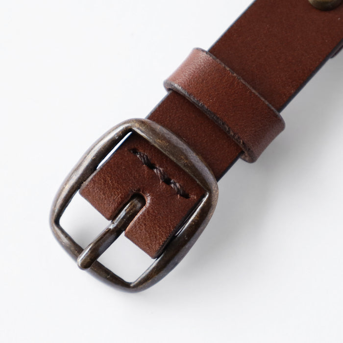 KINO(キノ) 手作り腕時計 クラック アンティーク ローマ数字 Mサイズ 真鍮 [L-9]