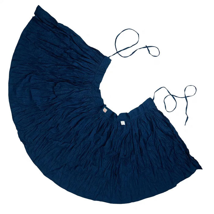 graphzero Farmers Skirt 5oz denim indigo, one-wash free size [La-FMST-0705] Okayama Kurashiki Kojima denim brand