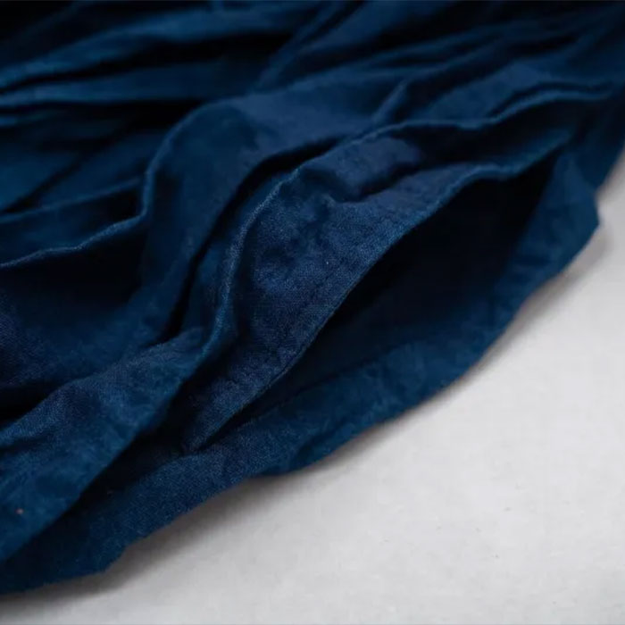 graphzero Farmers Skirt 5oz denim indigo, one-wash free size [La-FMST-0705] Okayama Kurashiki Kojima denim brand