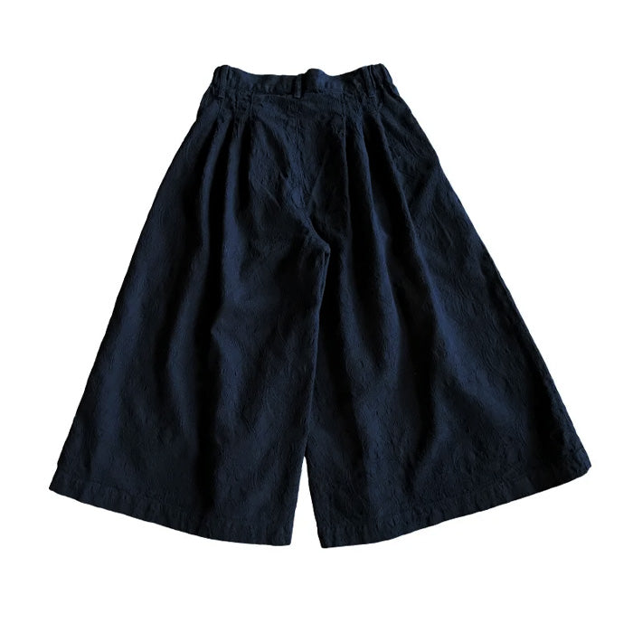 graphzero gaucho pants, light ounce denim, indigo, paisley [La-GPA-0504] Okayama, Kurashiki, Kojima, jeans, denim brand