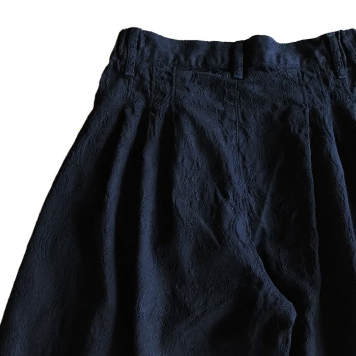 graphzero gaucho pants, light ounce denim, indigo, paisley [La-GPA-0504] Okayama, Kurashiki, Kojima, jeans, denim brand