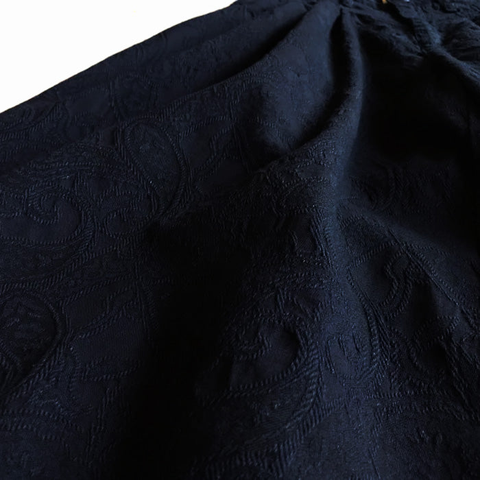 graphzero gaucho pants, light ounce denim, indigo, paisley [La-GPA-0504] Okayama, Kurashiki, Kojima, jeans, denim brand