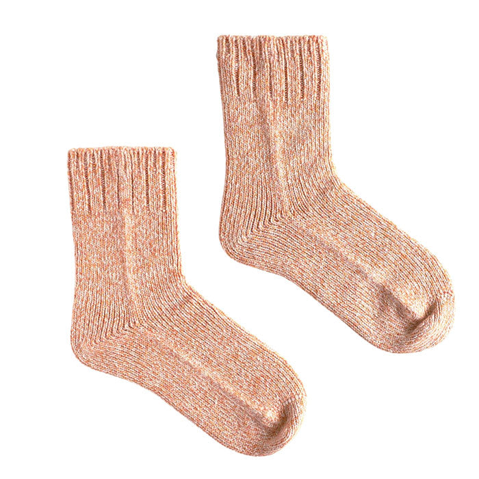Hasegawa wool silk and angora low-gauge socks for men and women [LE1452] Hasegawa Shoten Ichinomiya City Aichi Prefecture Silk Brand