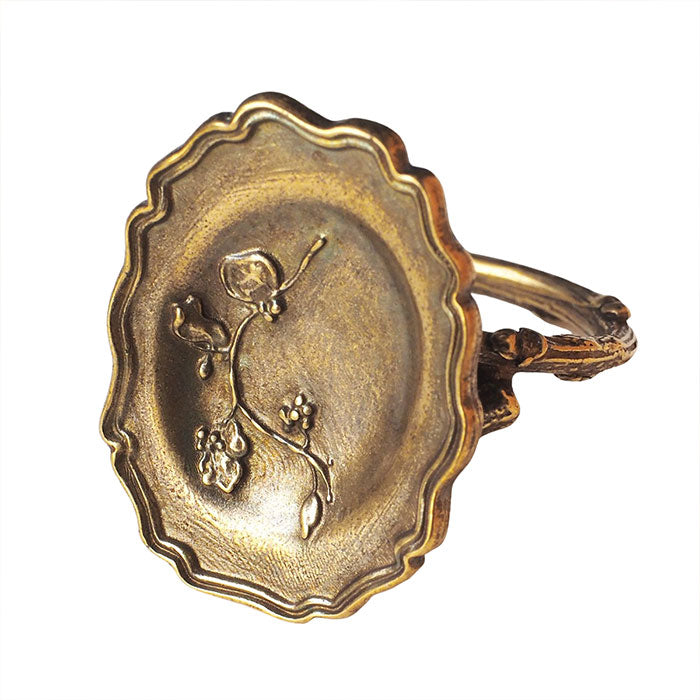 Lano(ラノ) リムプレートリング 真鍮 古美 [LN-1291]  平野朋晃 アクセサリー作家 ハンドメイド ブランド 指輪