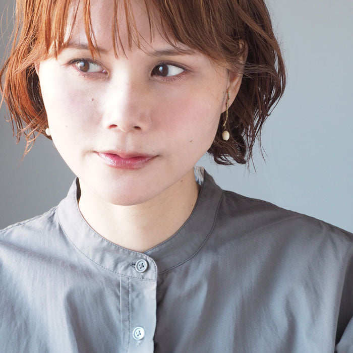 Lano(ラノ) ナンキンハゼ 真鍮 ピアス [LN-2233]  平野朋晃 アクセサリー作家 ハンドメイド ブランド 揺れる ナチュラル