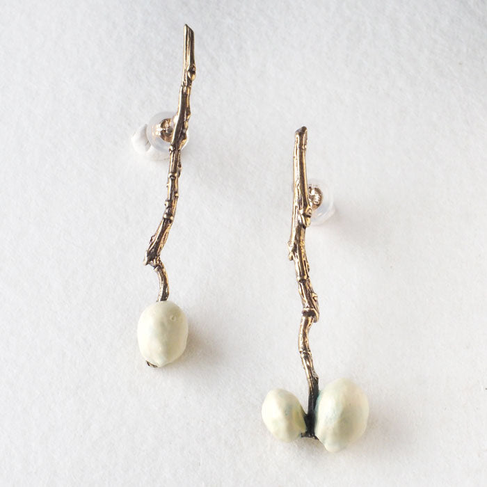 Lano(ラノ) ナンキンハゼ 真鍮 ピアス [LN-2233]  平野朋晃 アクセサリー作家 ハンドメイド ブランド 揺れる ナチュラル