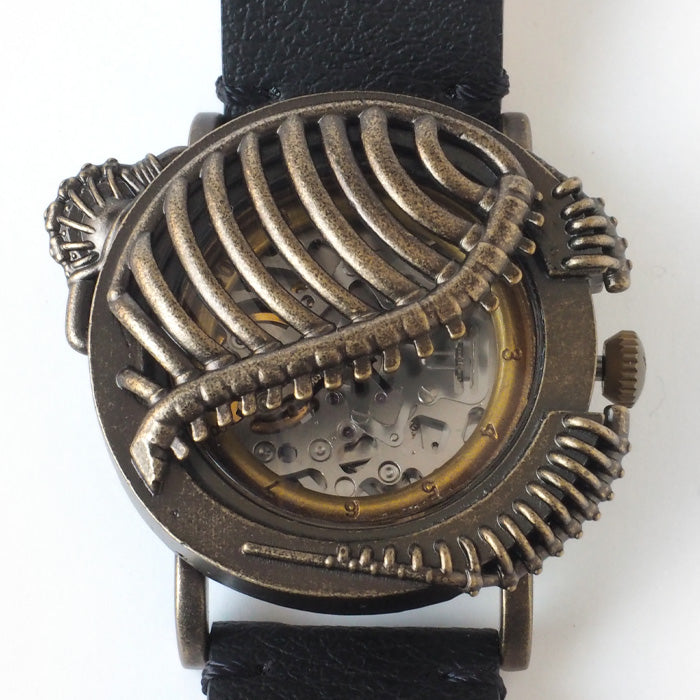 DEDEGUMO Handmade Watch Rib Silver Men's Women's [M33-2-SV] Kyoto Handmade Watch Brand 