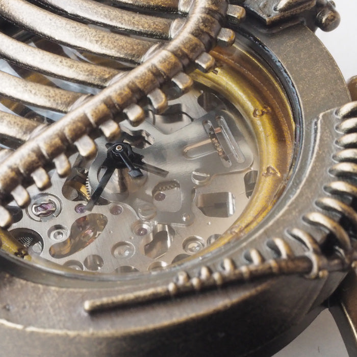 DEDEGUMO Handmade Watch Rib Silver Men's Women's [M33-2-SV] Kyoto Handmade Watch Brand 