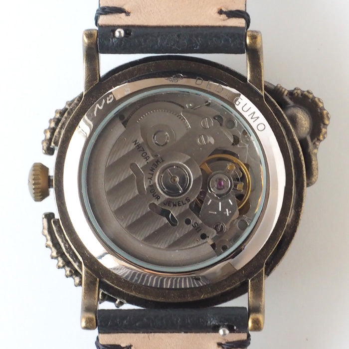 DEDEGUMO Handmade Watch Rib Silver Men's Women's [M33-2-SV] Kyoto Handmade Watch Brand 